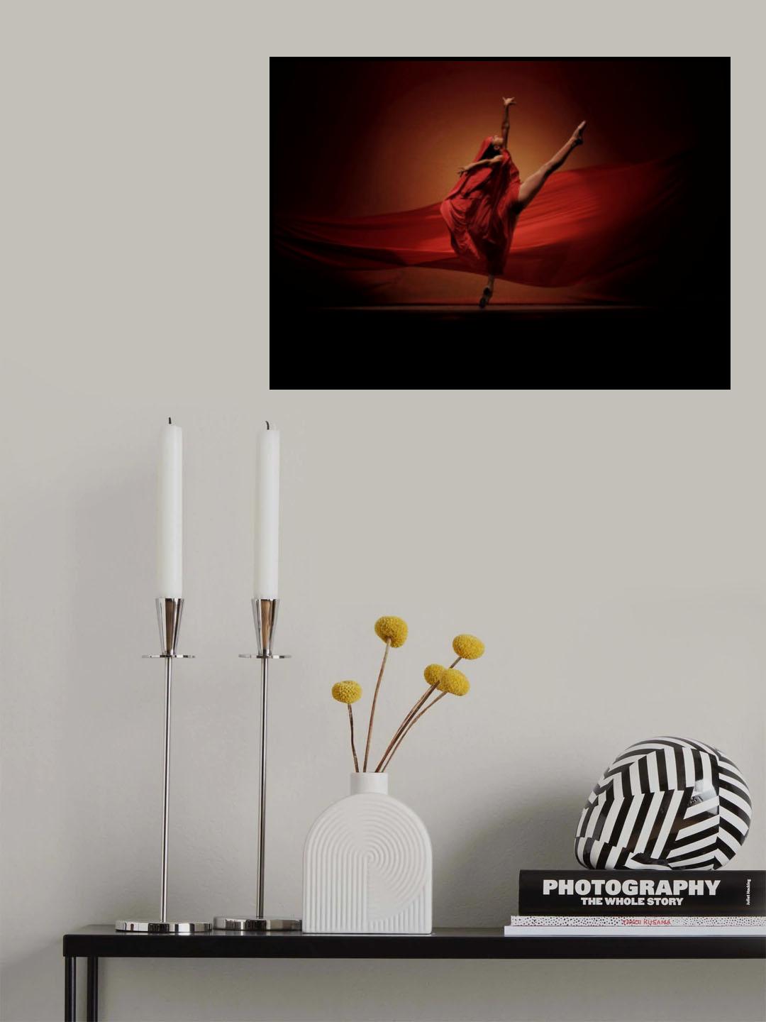 Red Poster och Canvastavla