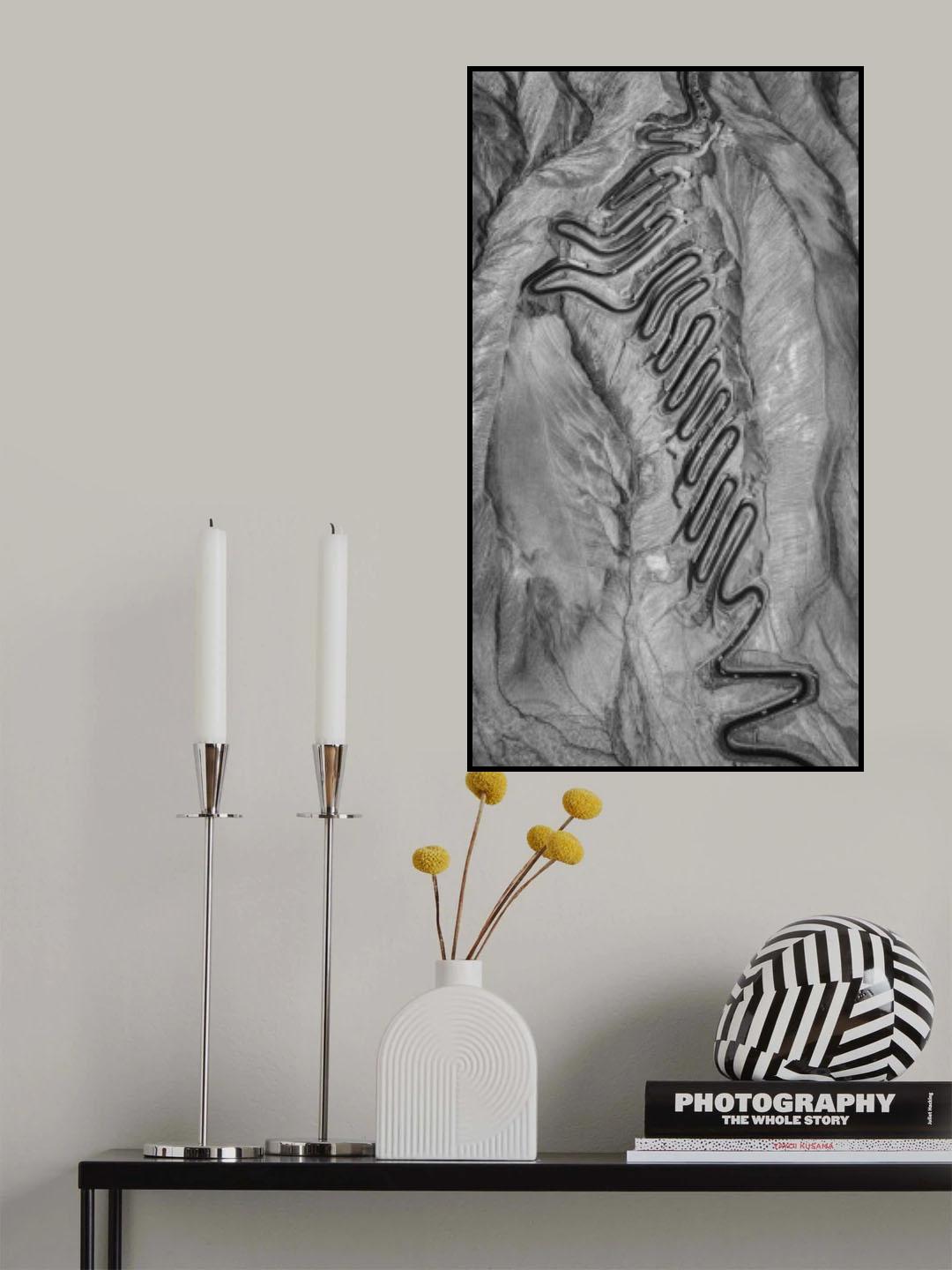 Winding Road Poster och Canvastavla