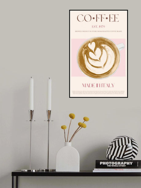 Coffee Print Poster och Canvastavla