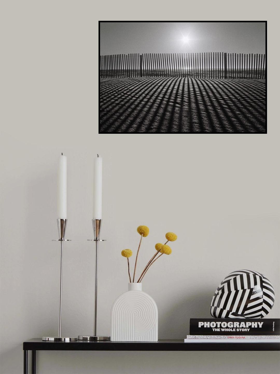 Grey Over Grey Poster och Canvastavla