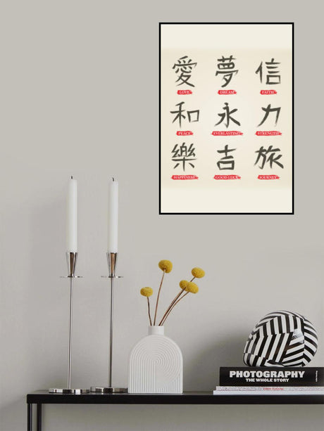 Wordly Poster och Canvastavla