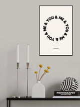 You Complete Me Poster och Canvastavla