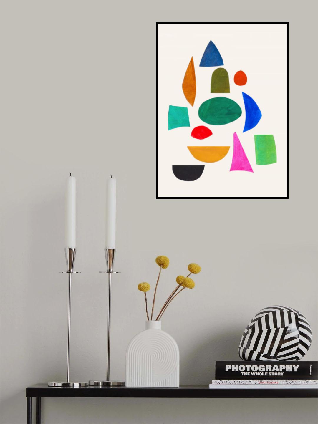 Mosaic Eyes.png Poster och Canvastavla