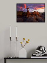 Hoodoos in Sunset Poster och Canvastavla