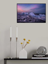Ice and Sea Beach Poster och Canvastavla
