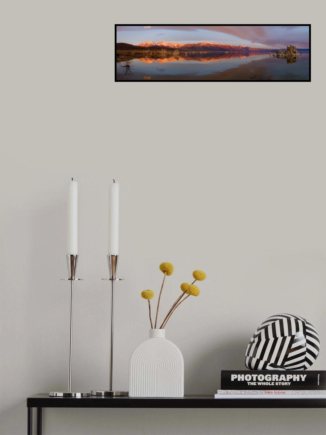 Mono Lake Panorama Poster och Canvastavla