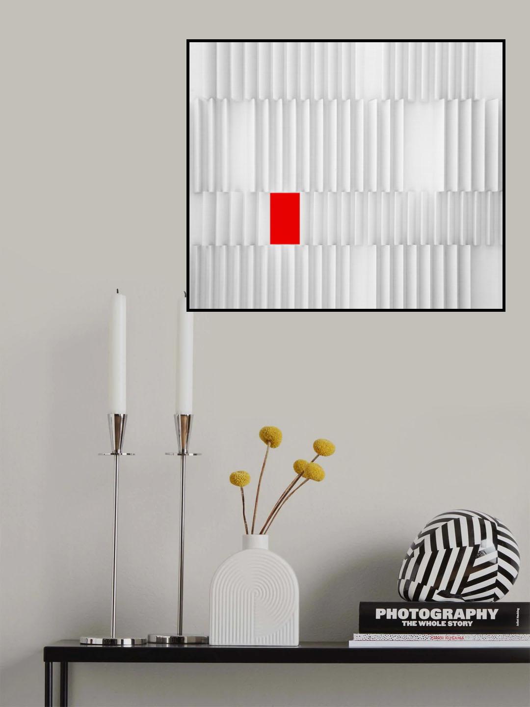 Red Dot Poster och Canvastavla