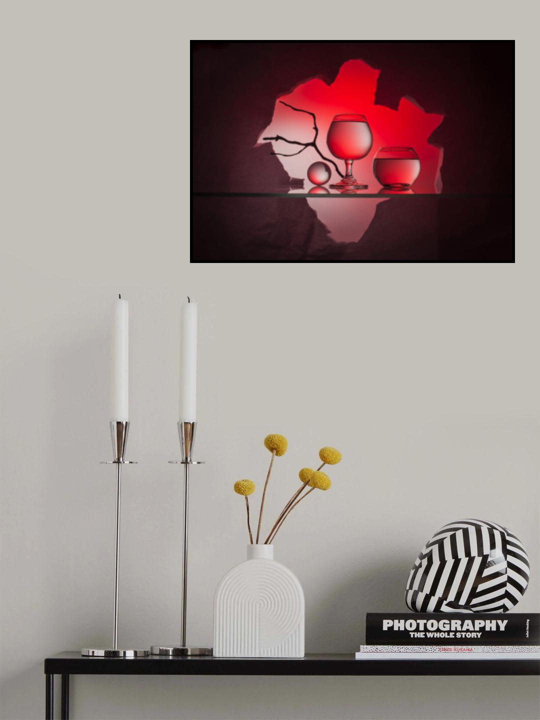 From the series "Experiments with glass" Poster och Canvastavla