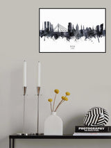 Riga Latvia Skyline Poster och Canvastavla