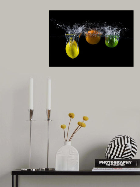 Triple citrus splash Poster och Canvastavla