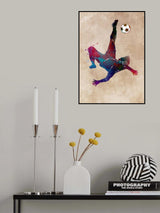 Football Soccer Sport Art 11 Poster och Canvastavla