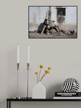 Behind the wheel Poster och Canvastavla