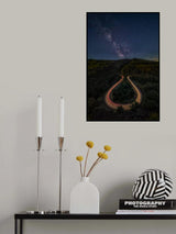 Milky Way over Ω Poster och Canvastavla