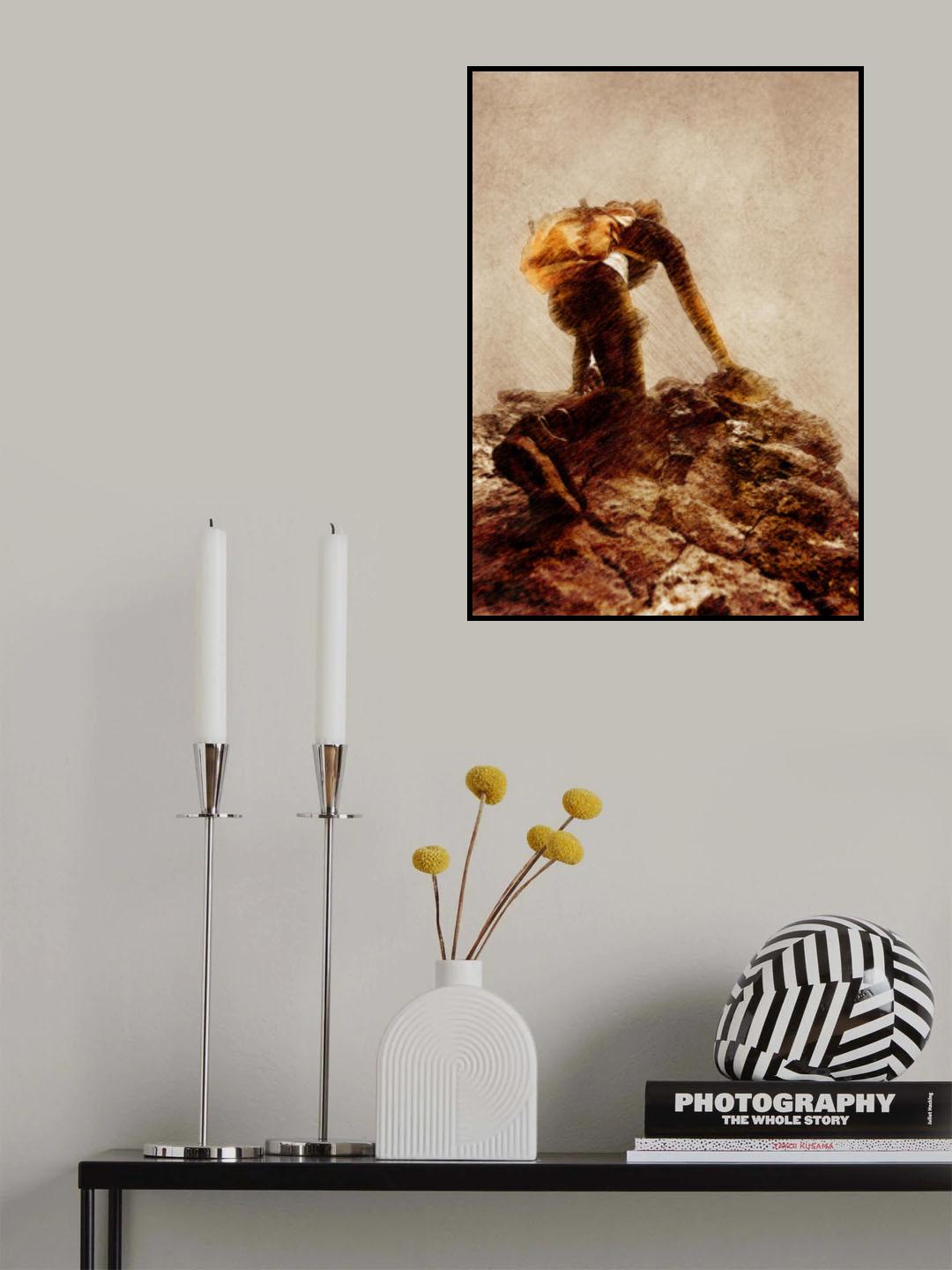 Mountaineer Sport Art 9 Poster och Canvastavla