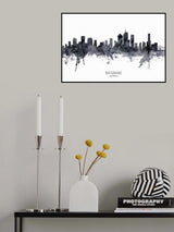 Brisbane Australia Skyline Poster och Canvastavla