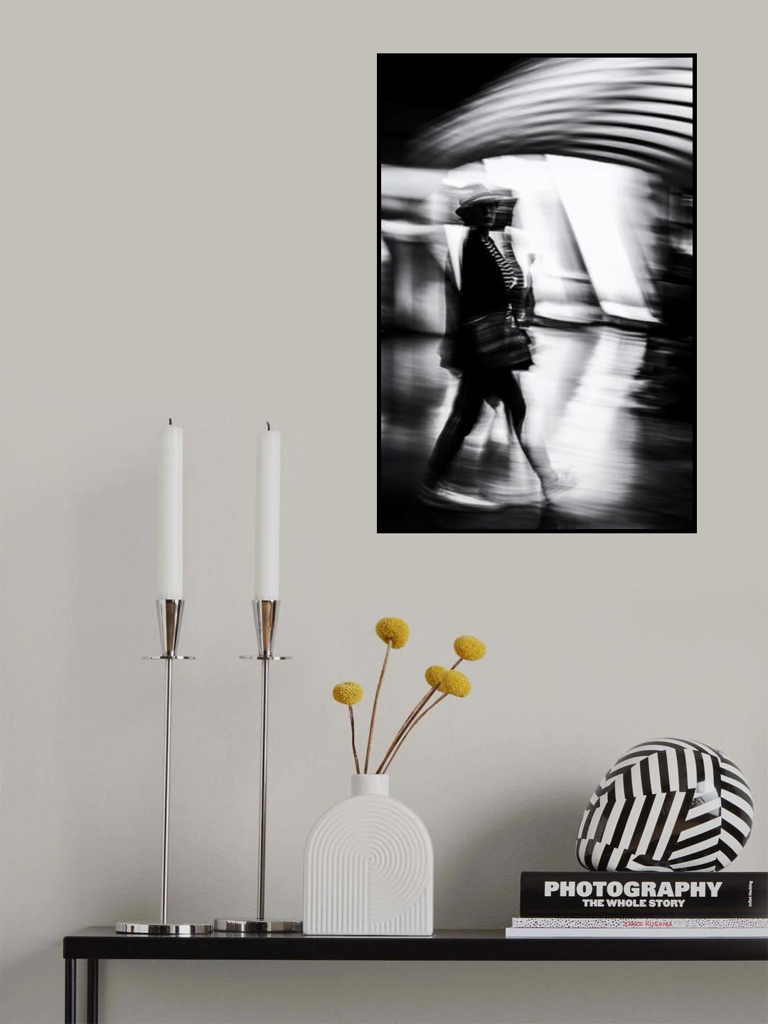 Woman with hat Poster och Canvastavla