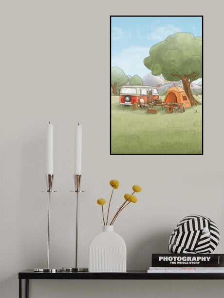 Camping Trip Poster och Canvastavla