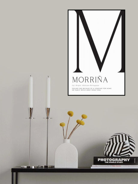 Morriña definition Poster och Canvastavla