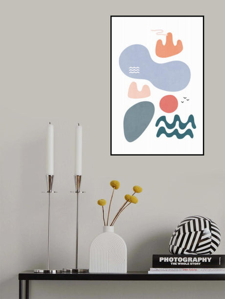 Landscape Shapes 38 Poster och Canvastavla