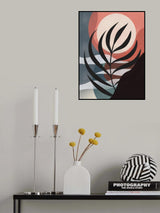 Palm Leaf Silhouette Poster och Canvastavla