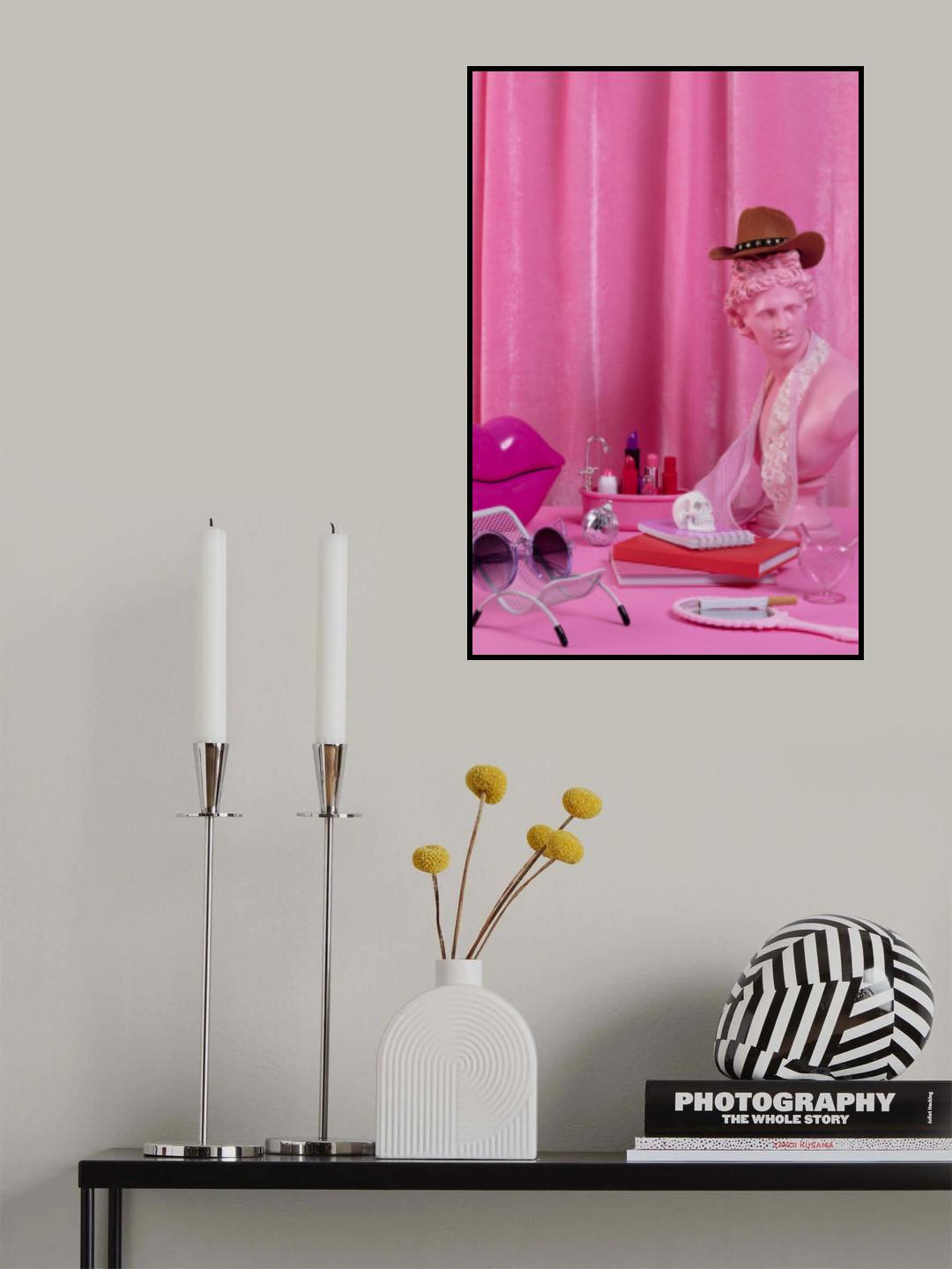 Total mess in the pink room Poster och Canvastavla