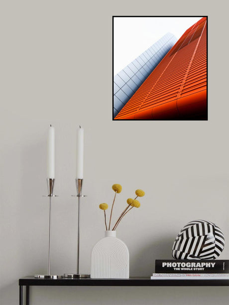 Red wall Poster och Canvastavla