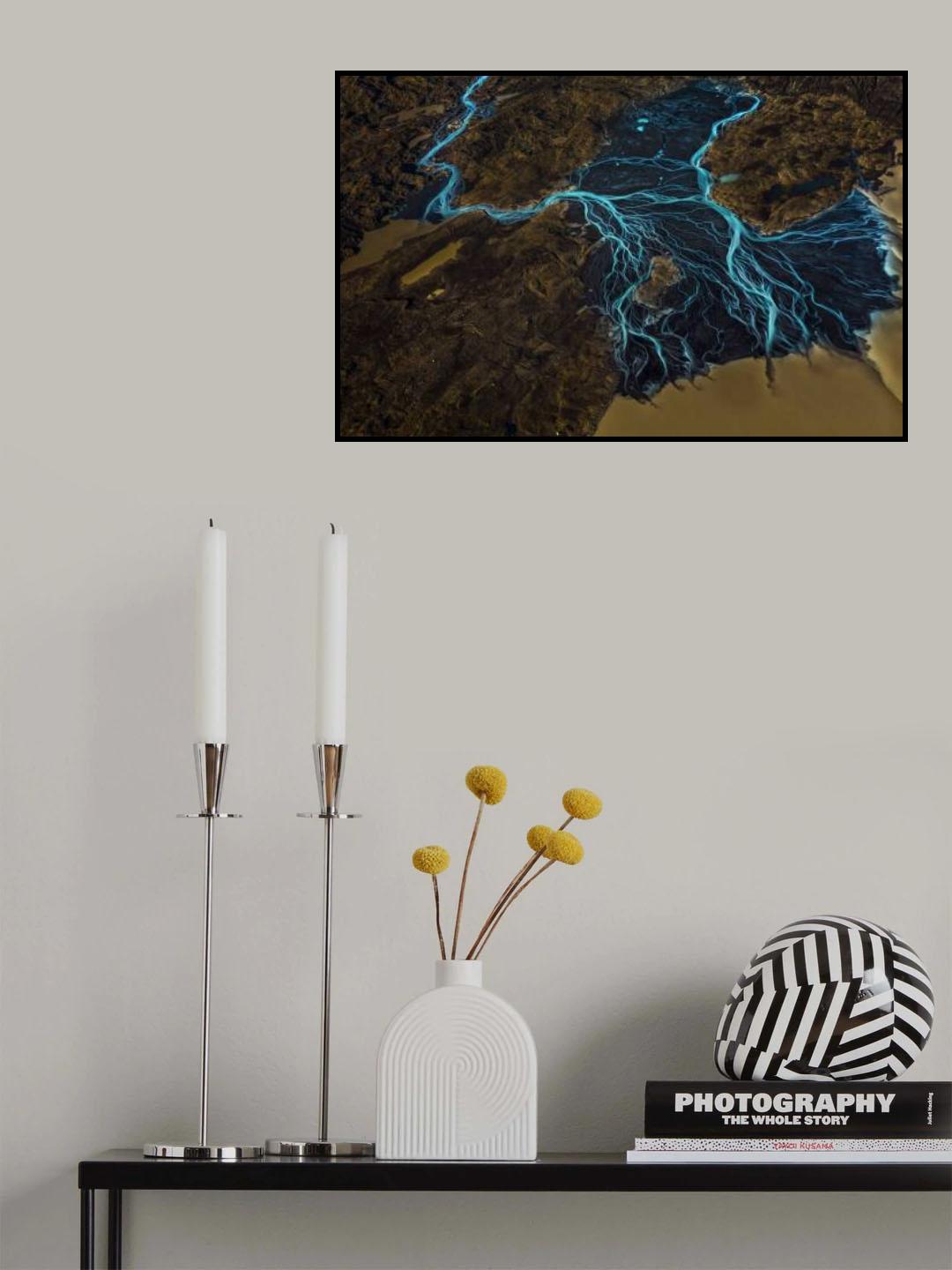 Planet Iceland Poster och Canvastavla