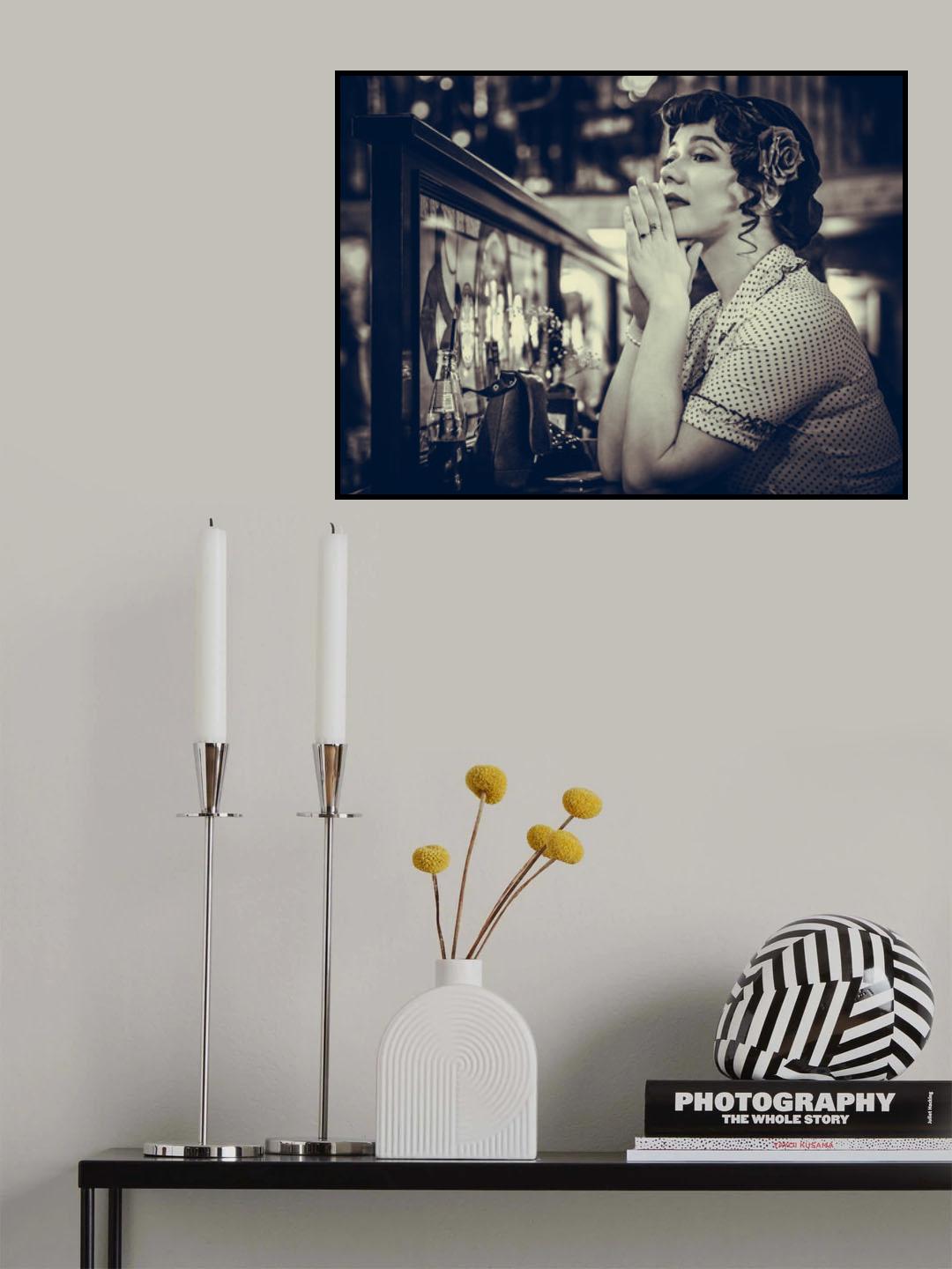 Cola girl dreaming Poster och Canvastavla