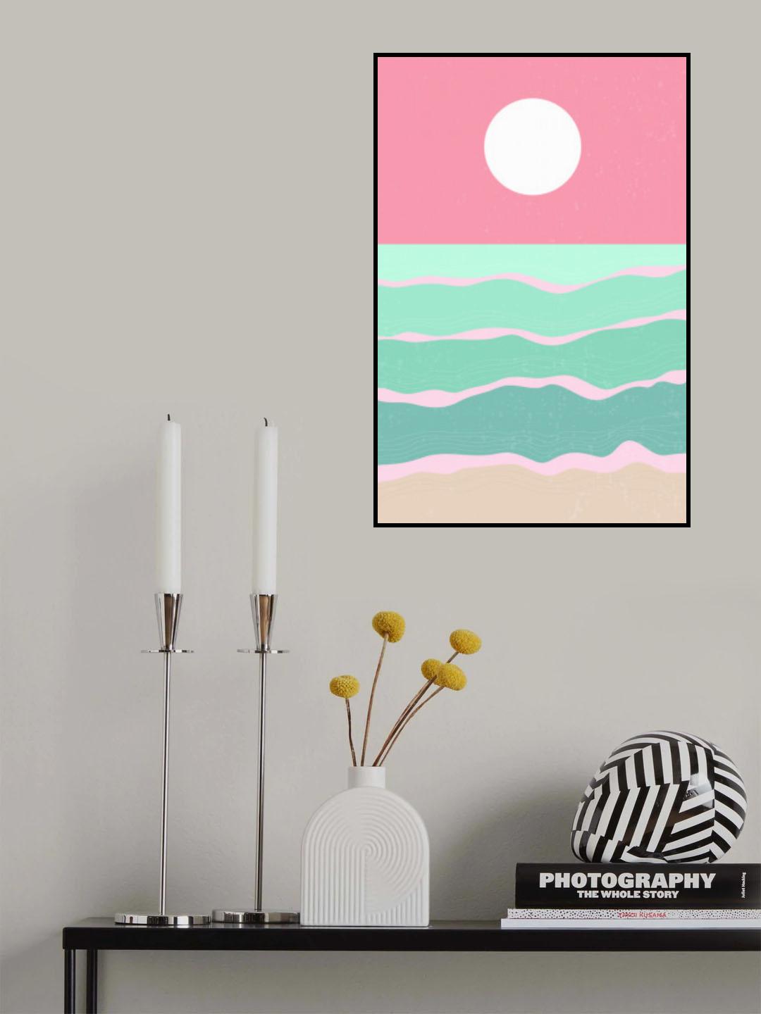 Sunset Over the Ocean #3 Poster och Canvastavla
