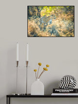 Panning leopard Poster och Canvastavla