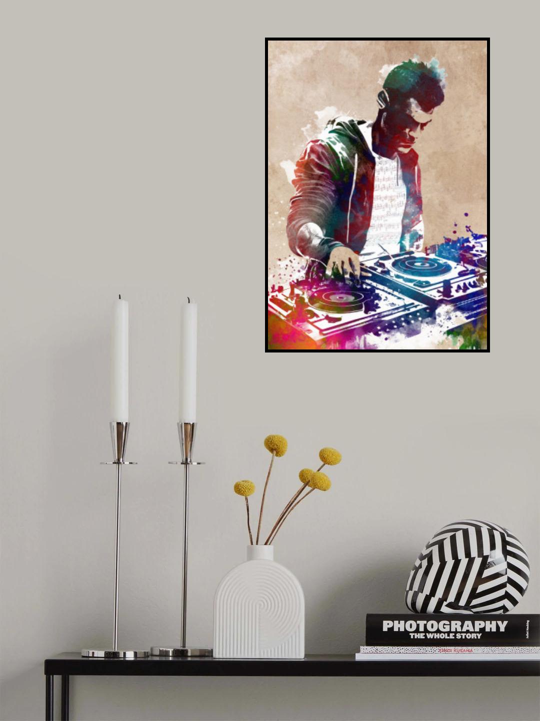 Music DJ 1 Poster och Canvastavla