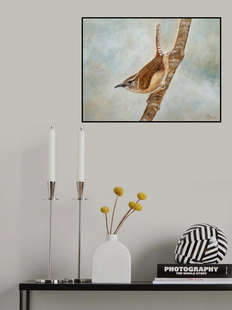 Sweet Carolina Wren Poster och Canvastavla