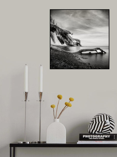 Chalk Cliffs on Rügen Poster och Canvastavla