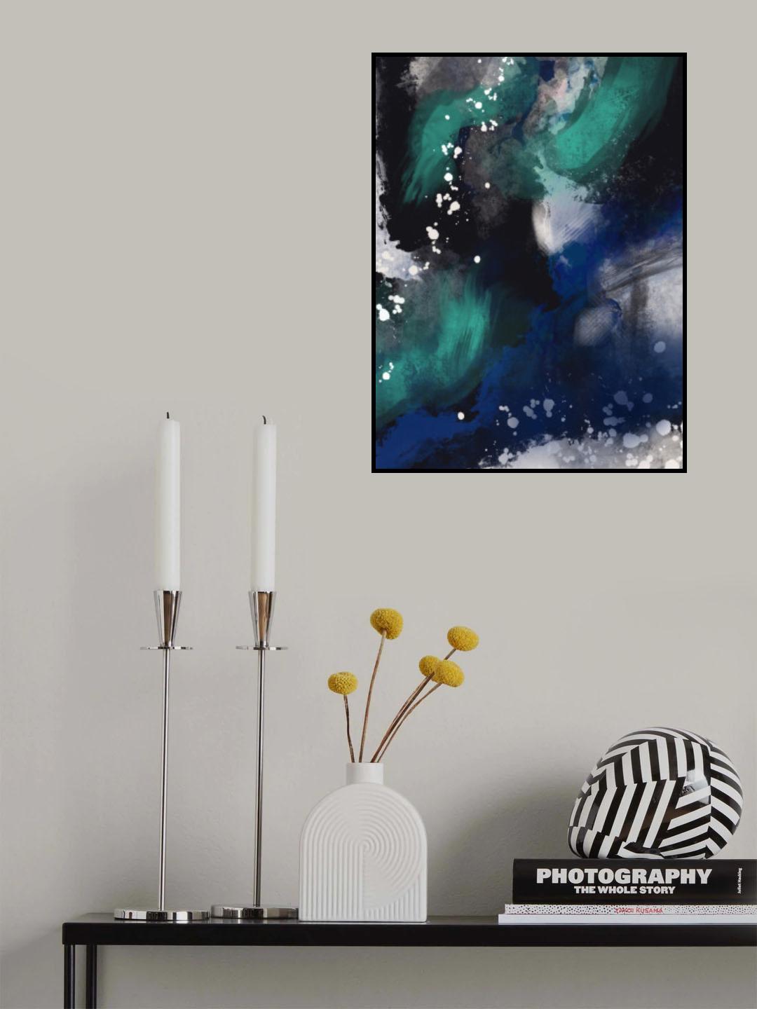 Water Energy Poster och Canvastavla