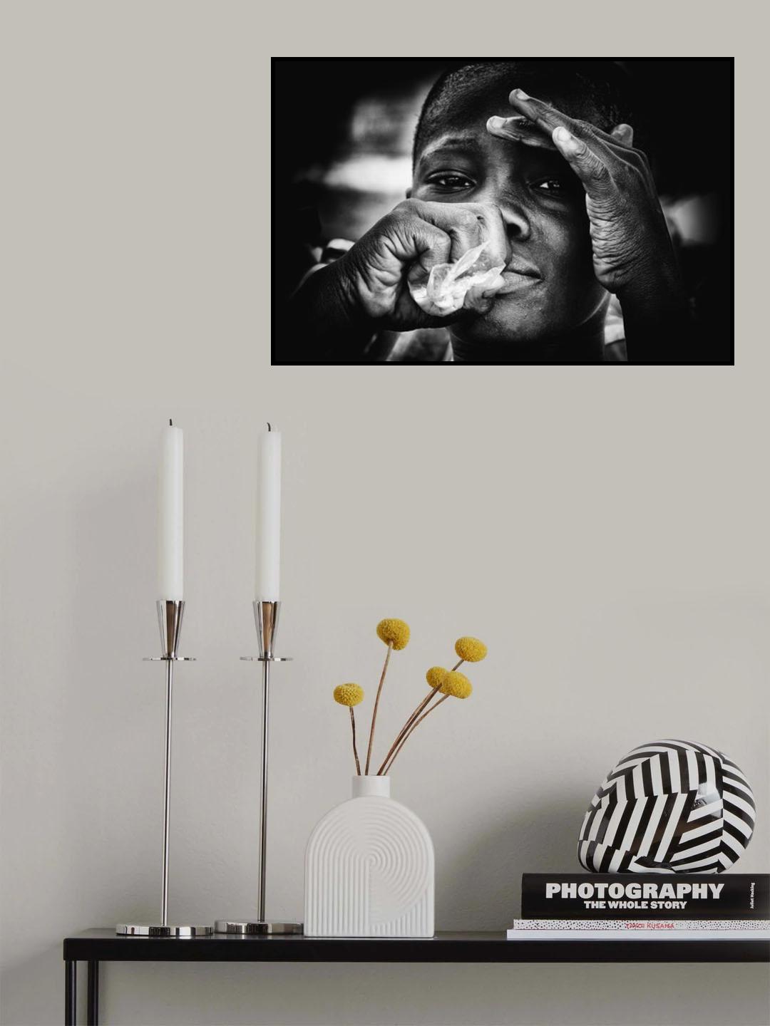 just drinking Poster och Canvastavla