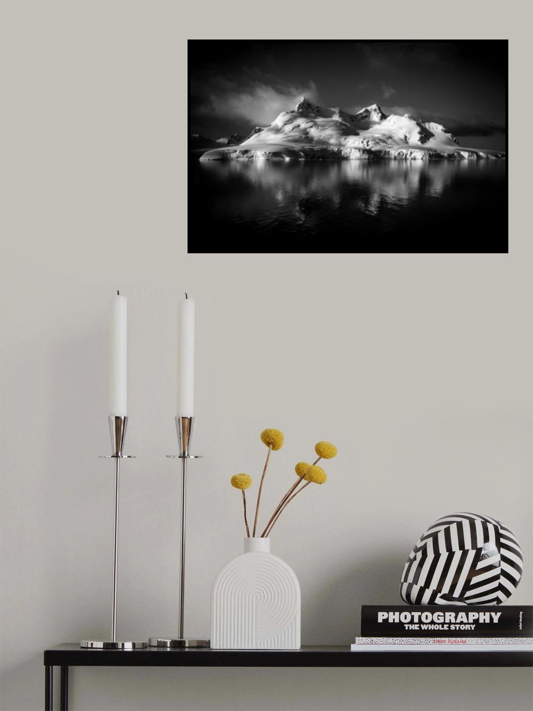 Antarktica Island Poster och Canvastavla