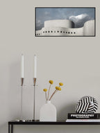 White Theater Poster och Canvastavla