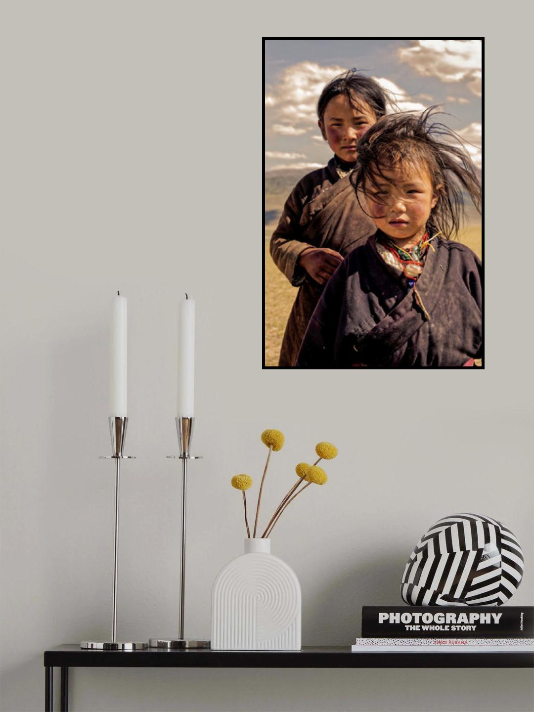 The two sunshine flowers Poster och Canvastavla
