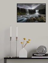 Skútafoss Poster och Canvastavla