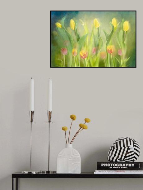 Dancing tulips Poster och Canvastavla