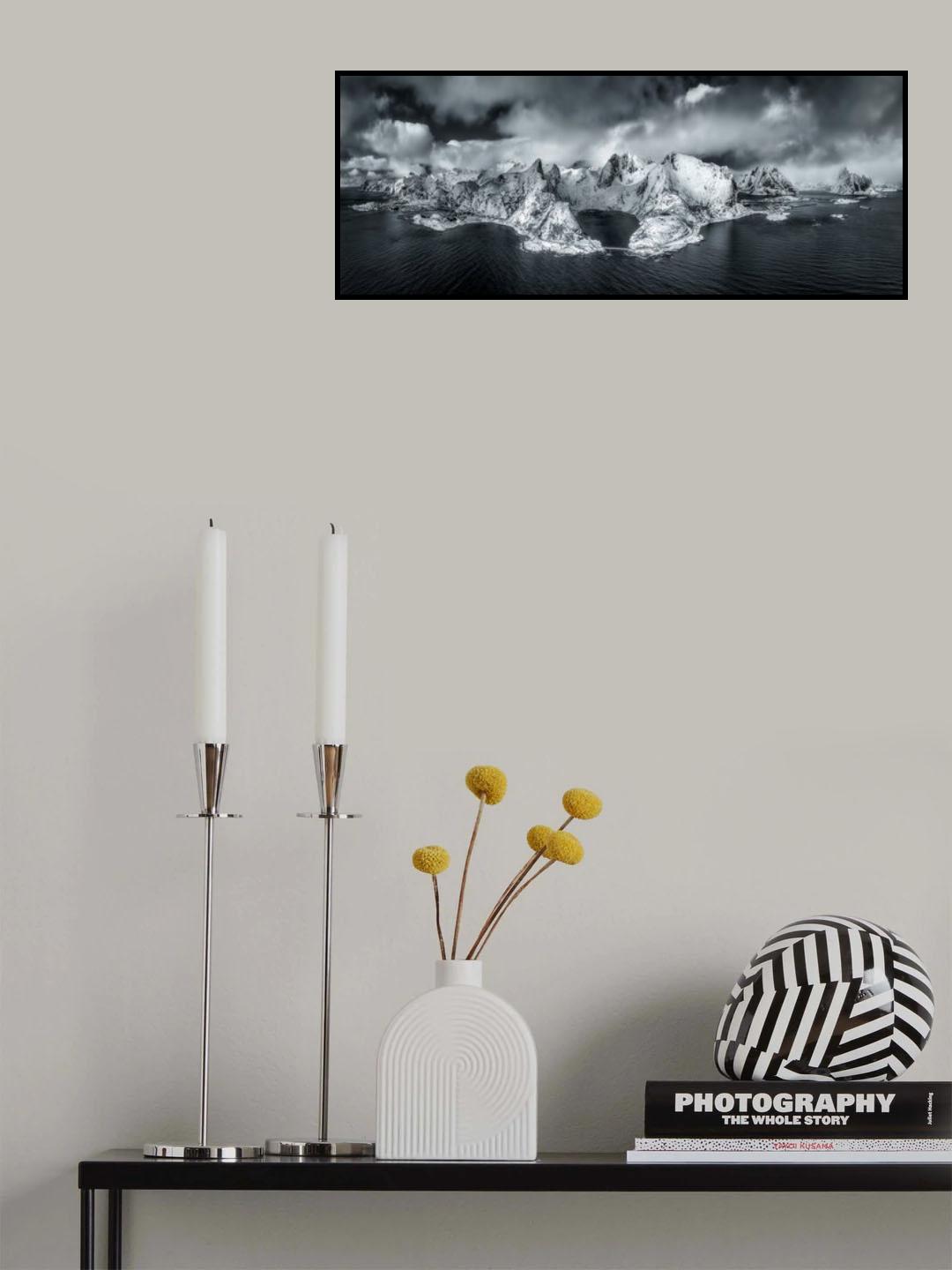 Ring of Snow Mountains (Panorama) Poster och Canvastavla