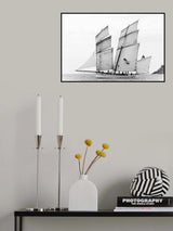 Sailboat "La Granvillaise" Poster och Canvastavla