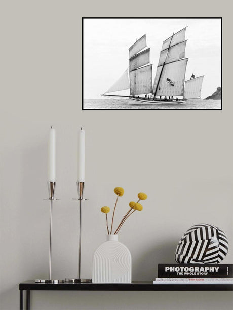 Sailboat "La Granvillaise" Poster och Canvastavla