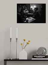 Gambling in the dark of the night Poster och Canvastavla