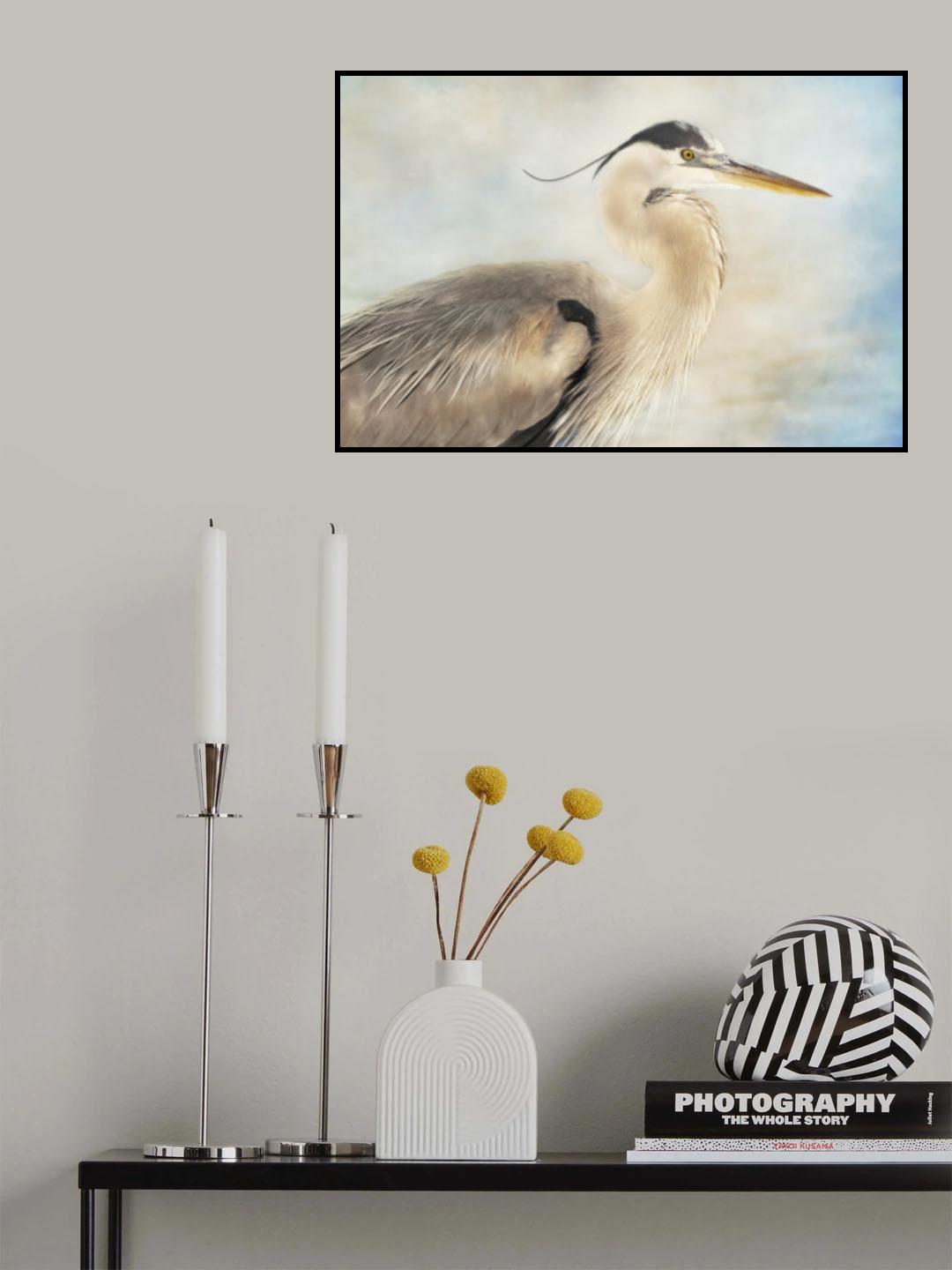 The Great Blue Heron Poster och Canvastavla