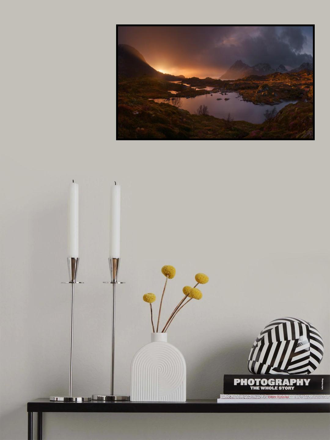 Sunrise over Lofoten Poster och Canvastavla