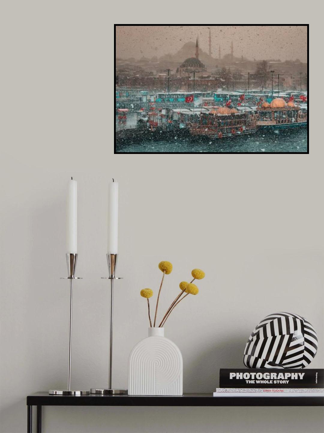 Eminönü Square,İstanbul Poster och Canvastavla