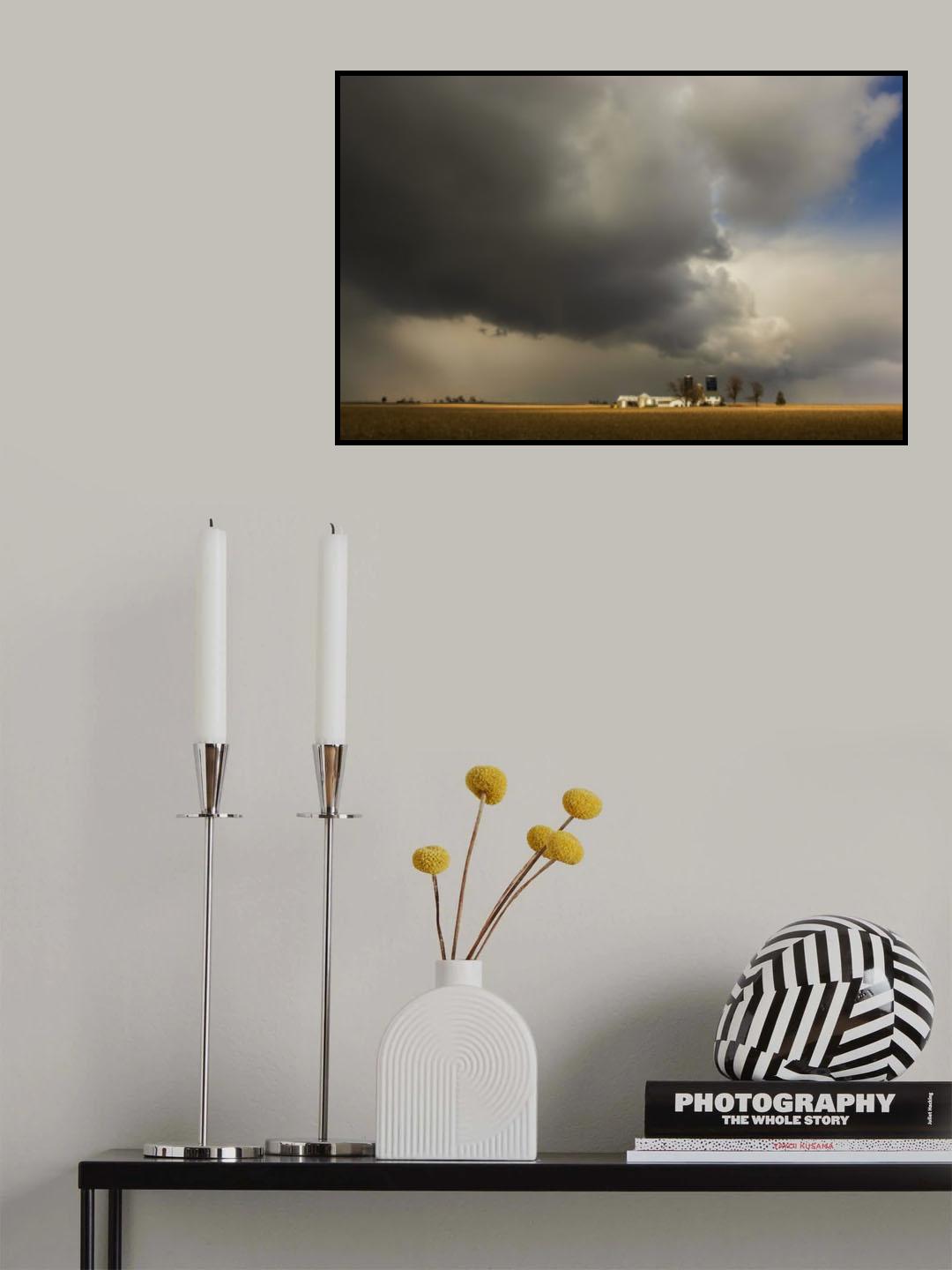 Storm over the Farm Poster och Canvastavla