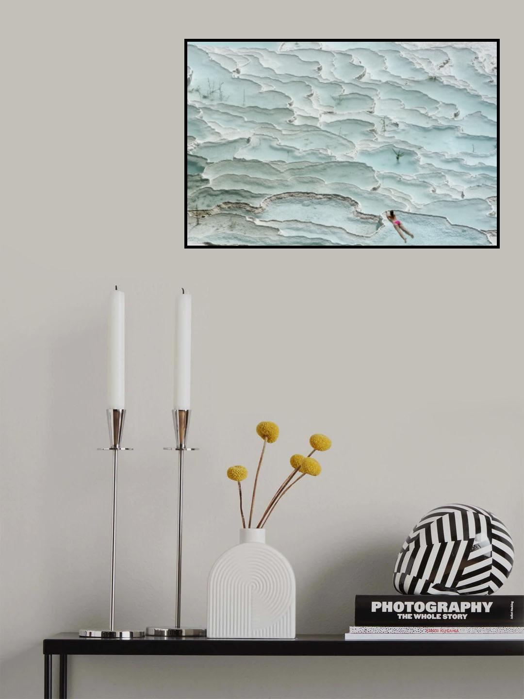 Turquoise Paradise Poster och Canvastavla