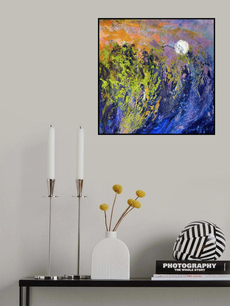 Df217marshmoonrise Poster och Canvastavla